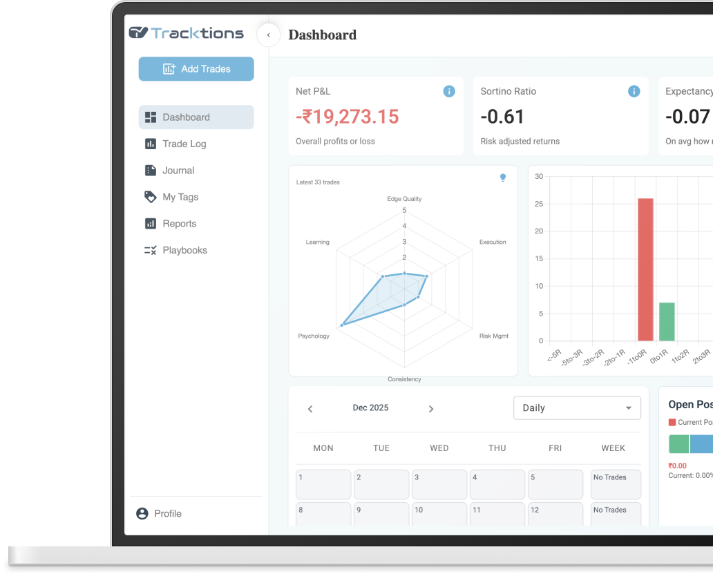 Tracktions Dashboard